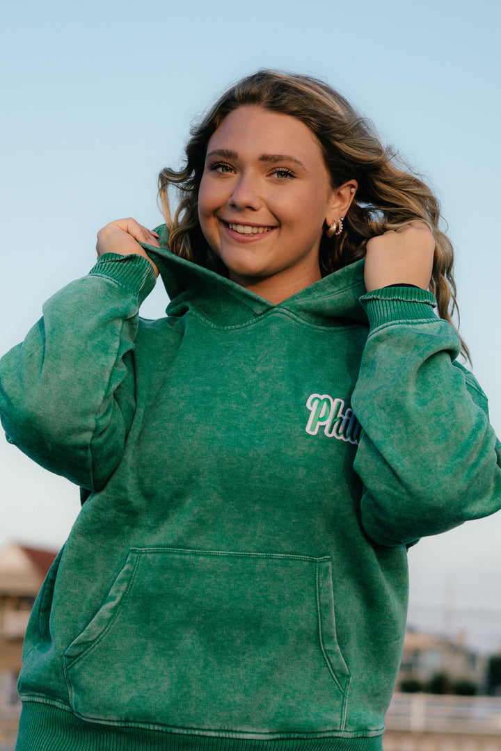 Philadelphia Football Philly Multi Patch Forest Hoodie