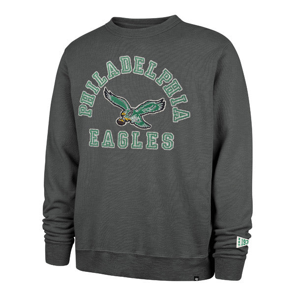 Philadelphia Eagles Historic Coal Calderwood WW French T Crew