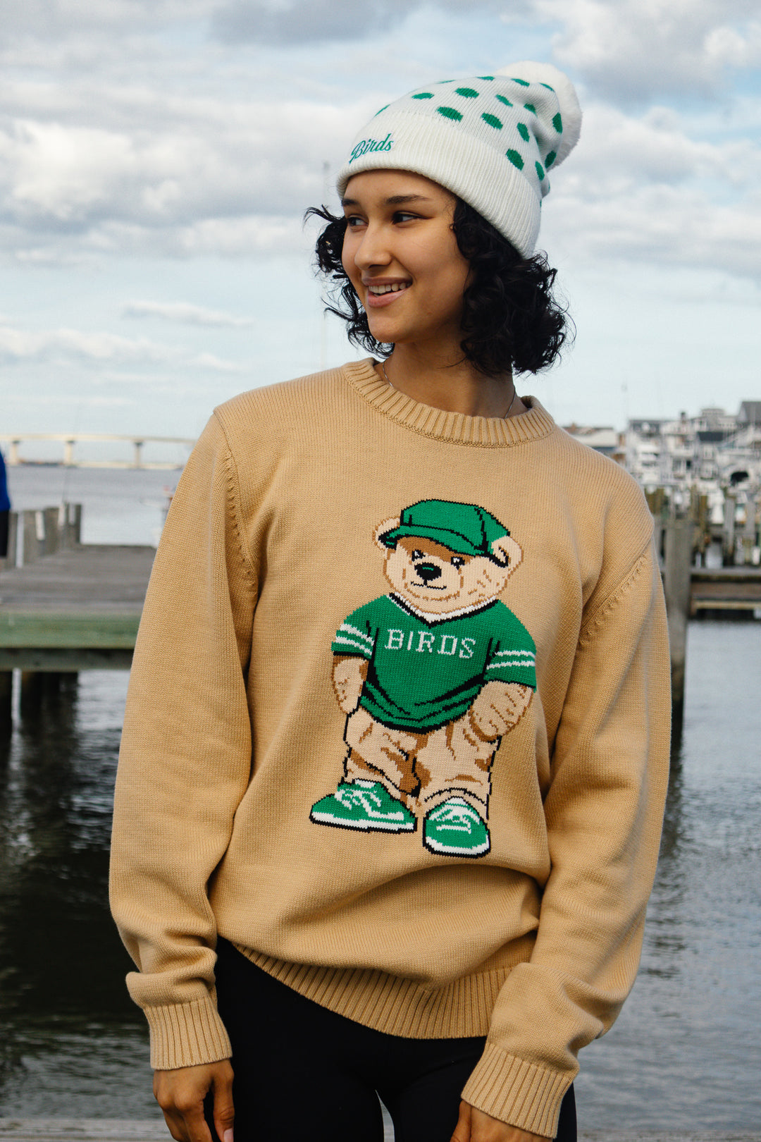 Philly Football Birds Bear Sweater