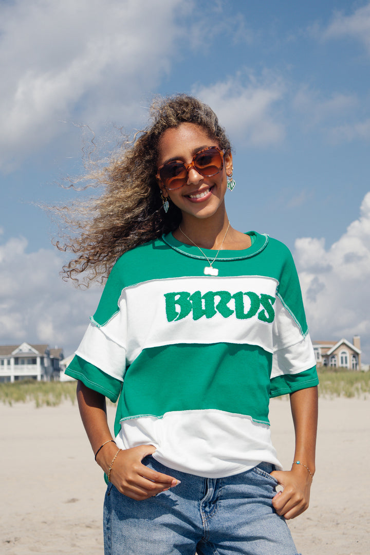 Philly Birds French Terry Color Block Sweatshirt