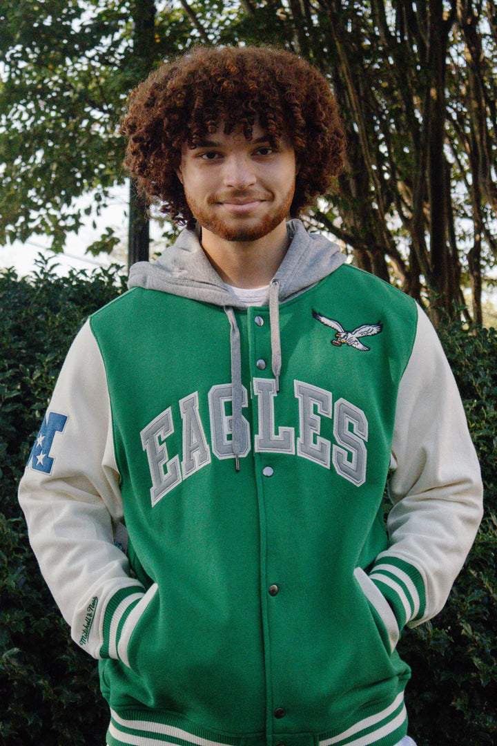 Philadelphia Eagles Embroidered Hoodie Jacket