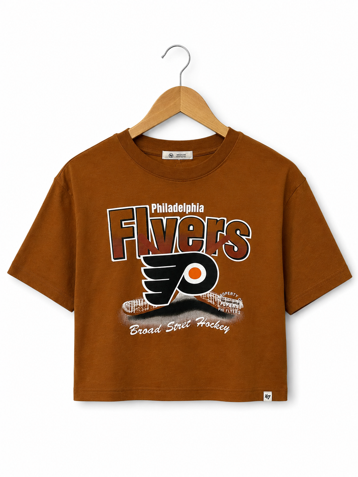 Philadelphia Flyers Burnt Orange Reed City Tee
