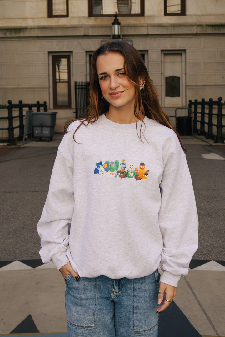 Philly Mascot Crew Sweatshirt Adult