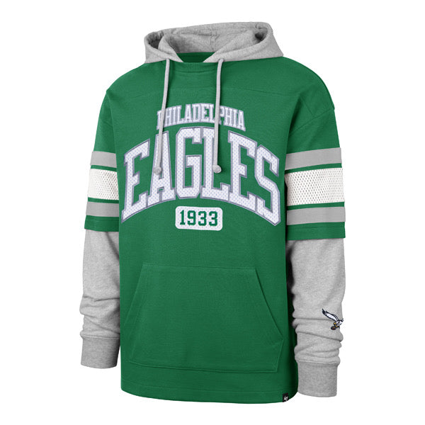 Philadelphia Eagles Black Throwback Split Zone Cornerback Duo Hoodie
