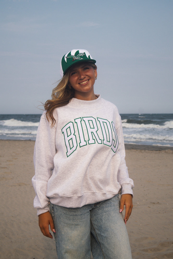 Philly Birds Mock Neck Sweatshirt