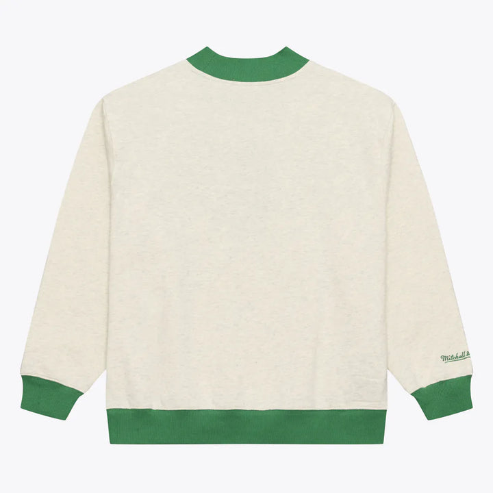 Philadelphia Eagles Oatmeal Mock Neck Sweatshirt