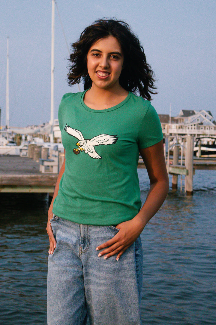 Philadelphia Eagles Orchard Green Frankie Tee