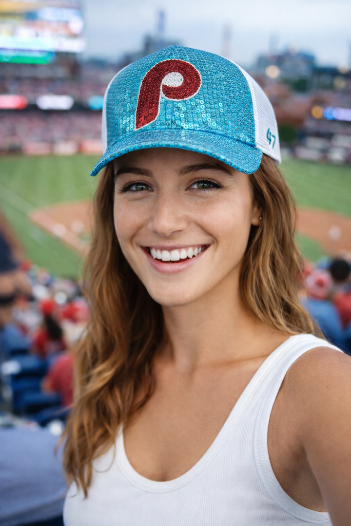 Philadelphia Phillies Cooperstown Dazzle Trucker
