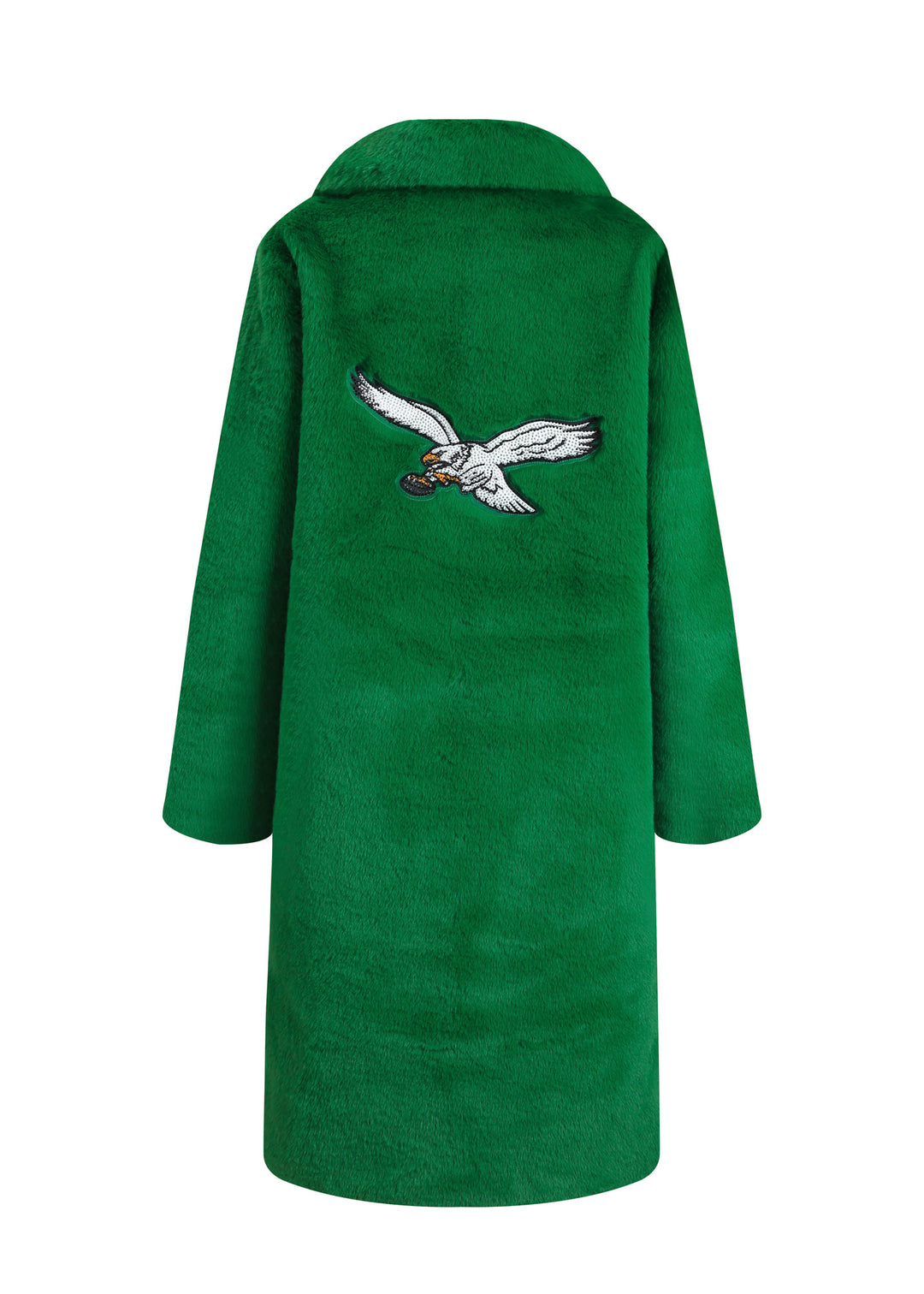 Philadelphia Eagles Faux Fur Bling Coat