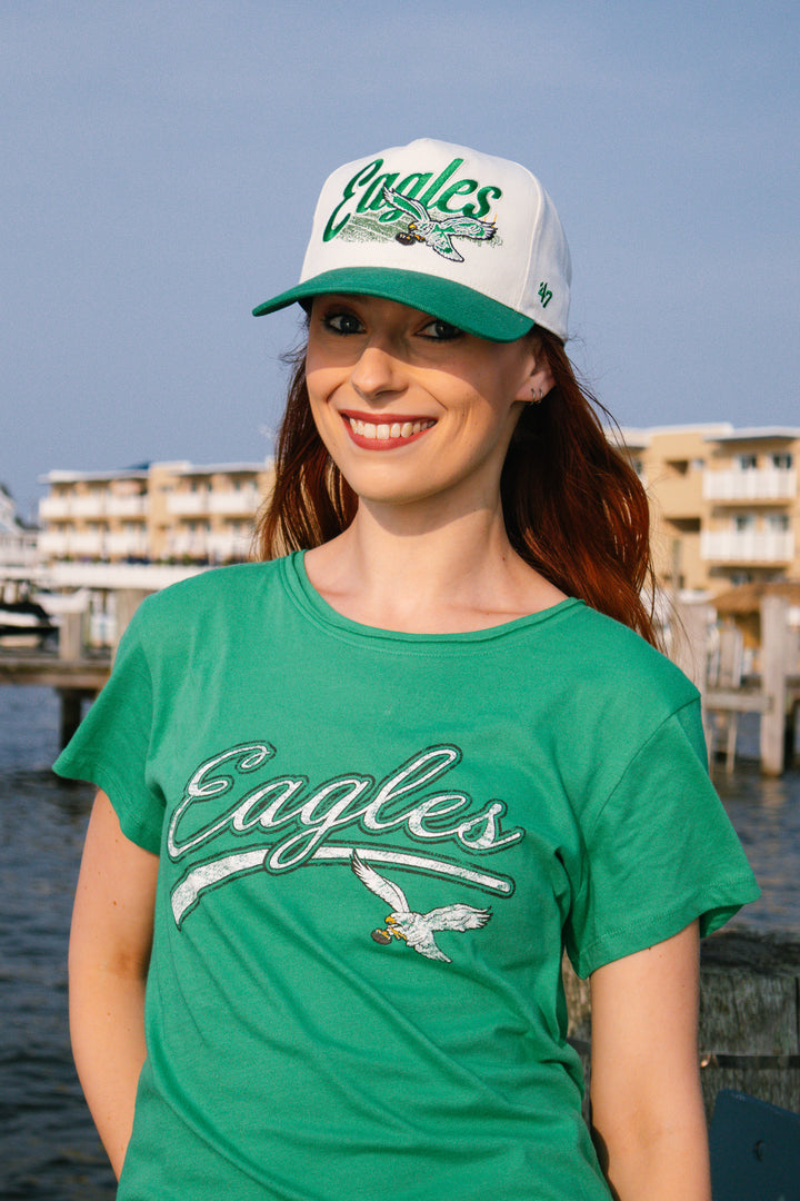 Philadelphia Eagles Orchard Green Believer Frankie Tee