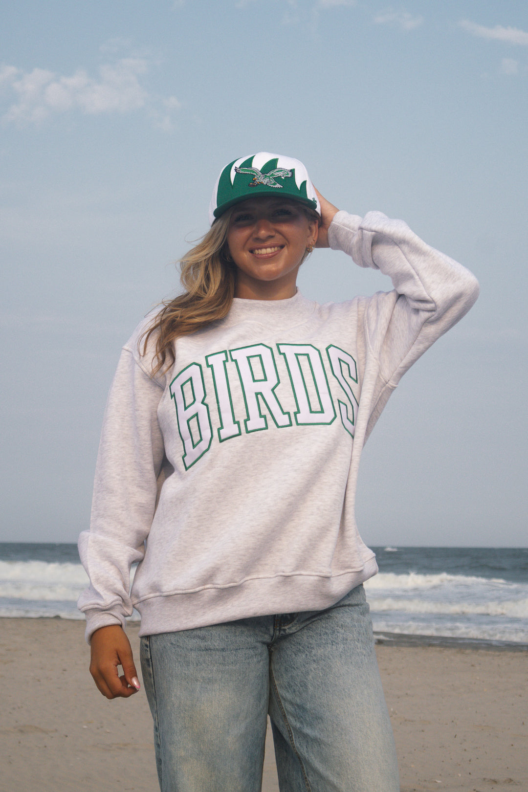 Philly Birds Mock Neck Sweatshirt
