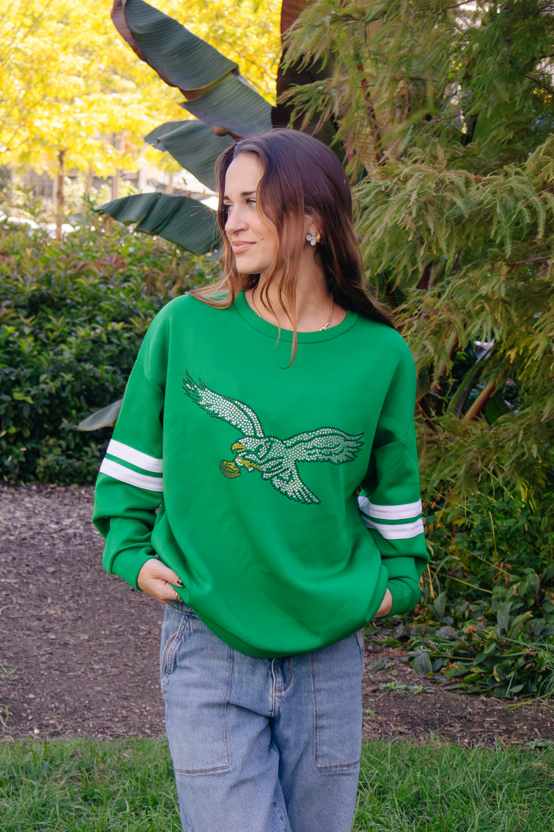 Philadelphia Eagles Bling Sweatshirt