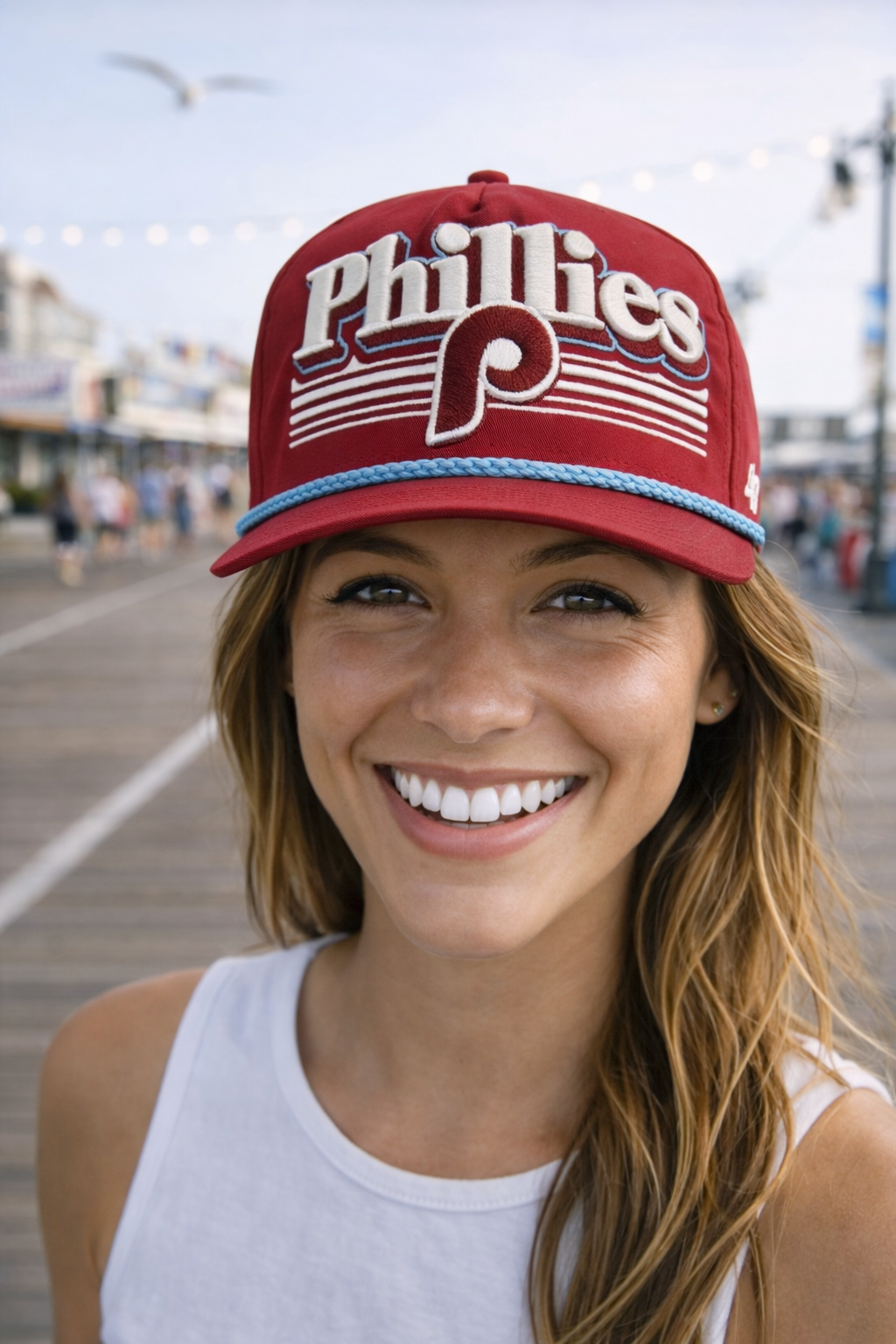 Philadelphia Phillies Script Fade Nylon Hitch