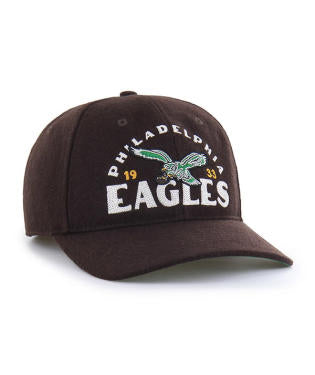 Philadelphia Eagles Historic Brown Arcitext Wool Franchise Hat