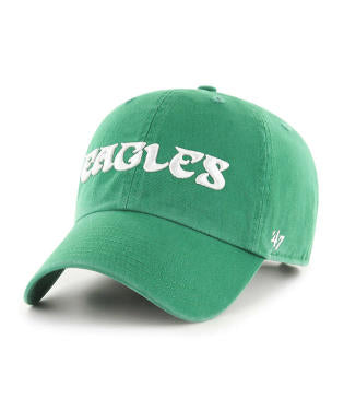 Women Philadelphia Eagles Historic Kelly Script Clean Up