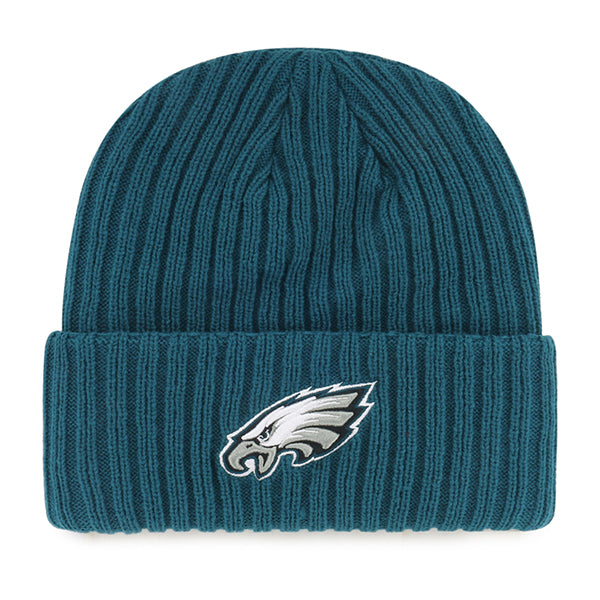 Philadelphia Eagles Historic Black Blanket Stitch Cuff Knit Beanie