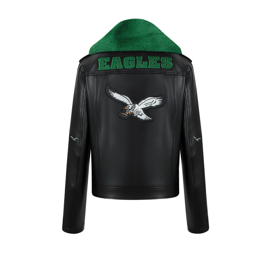 Philadelphia Eagles Moto Jacket