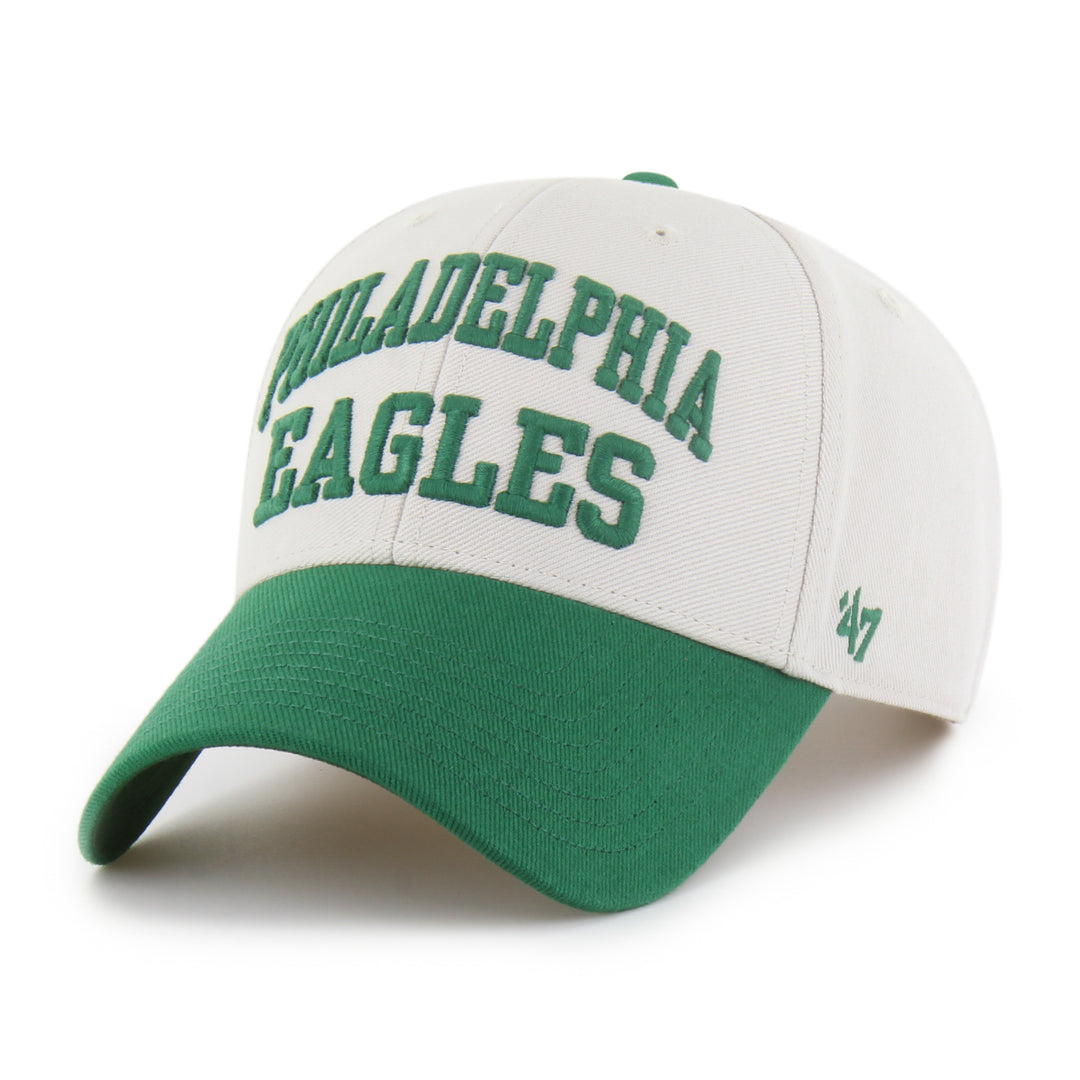 Philadelphia Eagles Historic Bone Broke Line Loop 47 MVP Hat