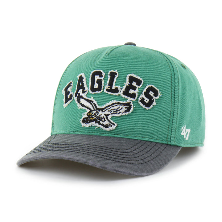 Philadelphia Eagles Historic Mixed Green Calderwood Hitch Adjustable Hat
