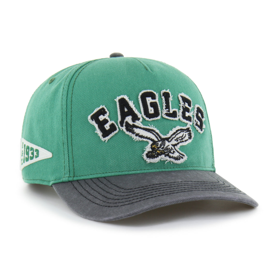 Philadelphia Eagles Historic Mixed Green Calderwood Hitch Adjustable Hat