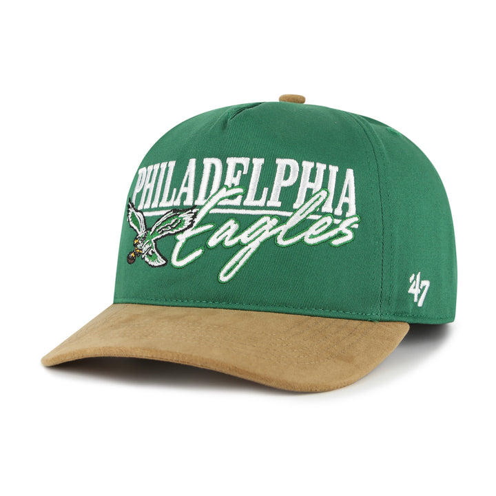 Women Philadelphia Eagles Historic Kelly Scribe Line Hitch Adjustable Hat