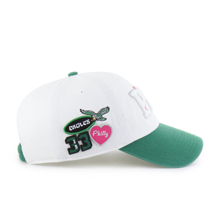 Philadelphia Eagles Historic White Trendy Badge Clean Up