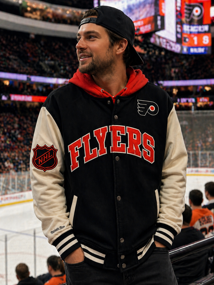 Philadelphia Flyers Embroidered Hooded Sweatshirt