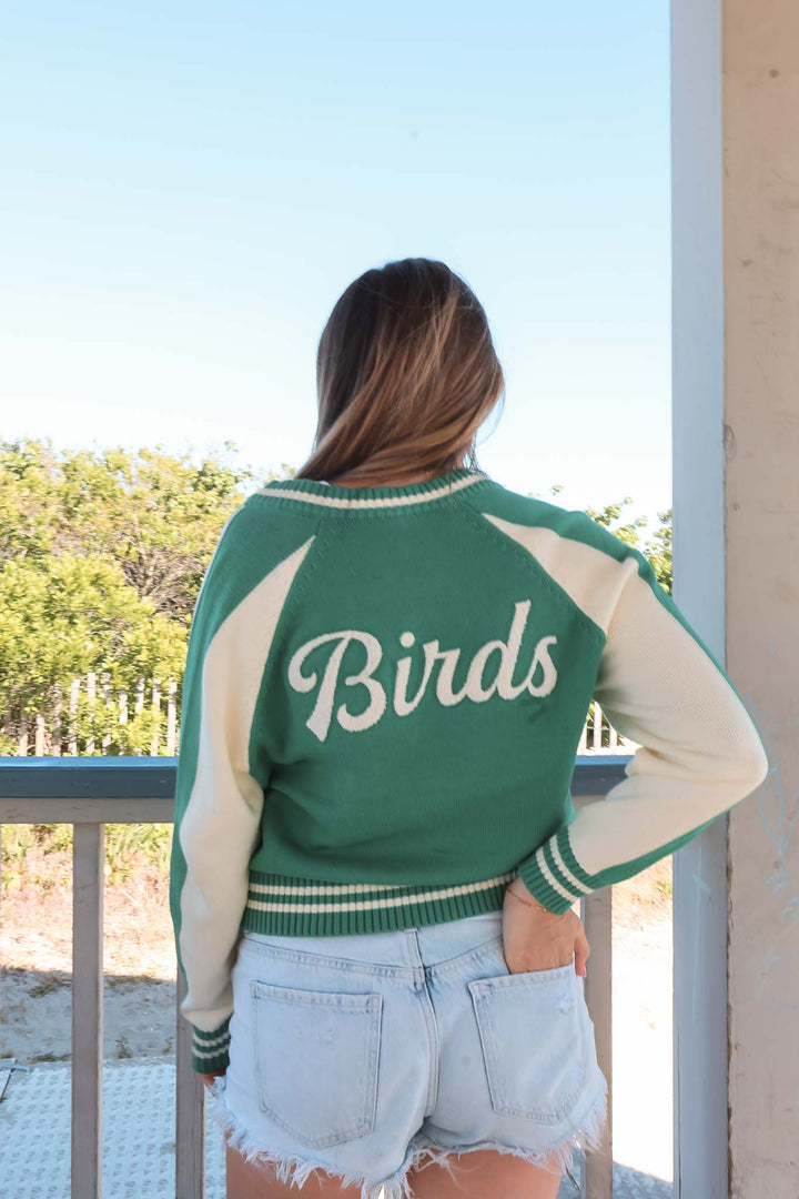 Philly Football Birds Varsity Full Zip Sweater