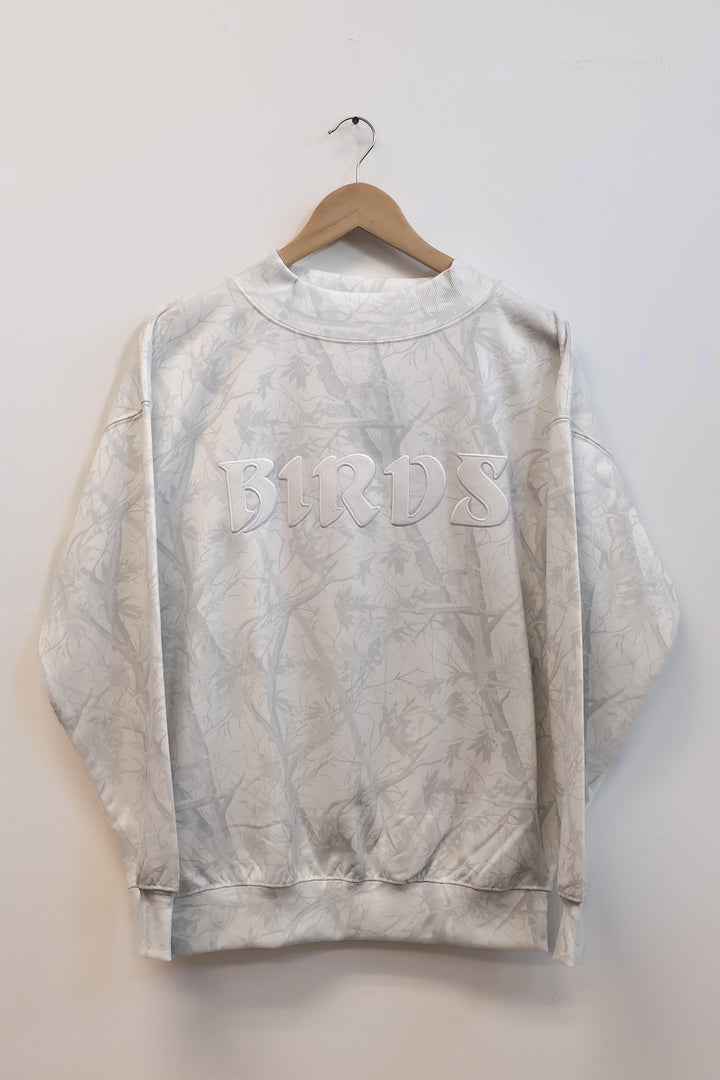 Philly Football Whiteout Camo Birds Mock Neck