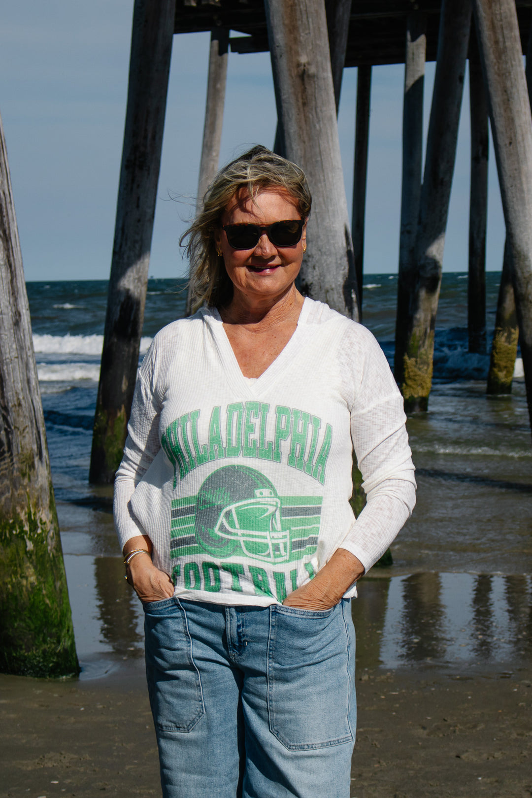 Philly Ribbed Lightweight Hoodie