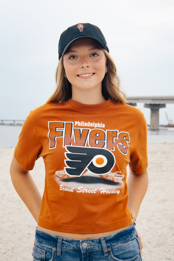 Philadelphia Flyers Burnt Orange Reed City Tee