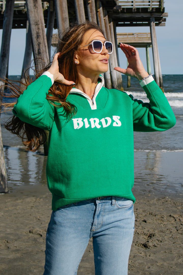 Philly Football 1/4 Zip Sweater