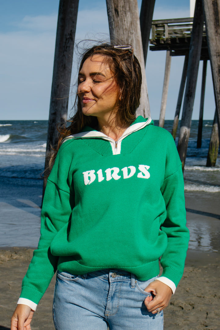 Philly Football 1/4 Zip Sweater