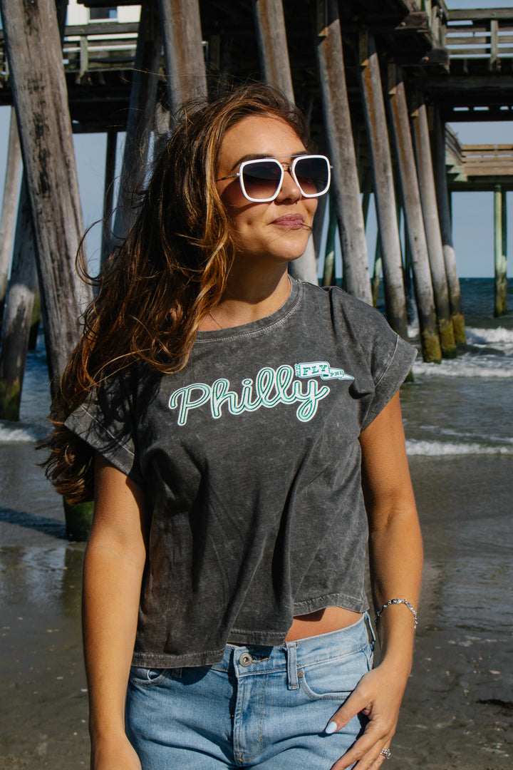 Philly Charcoal Multi Patch Tee