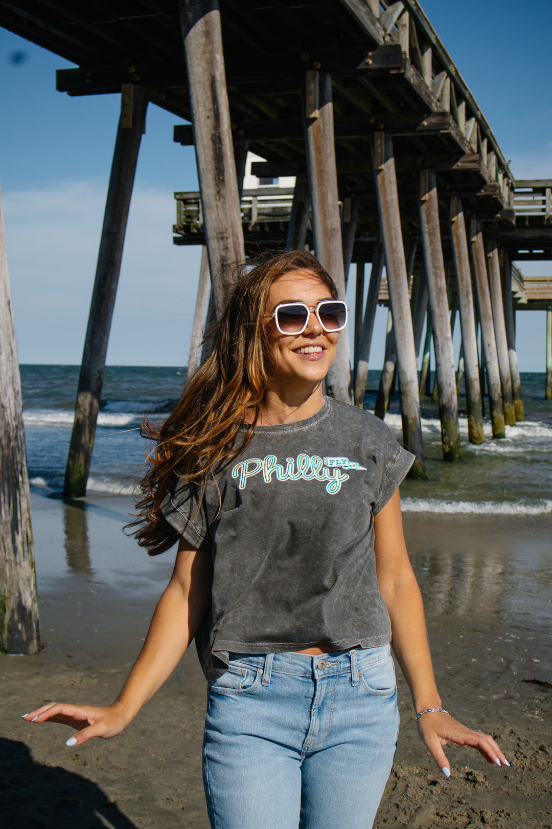 Philly Charcoal Multi Patch Tee