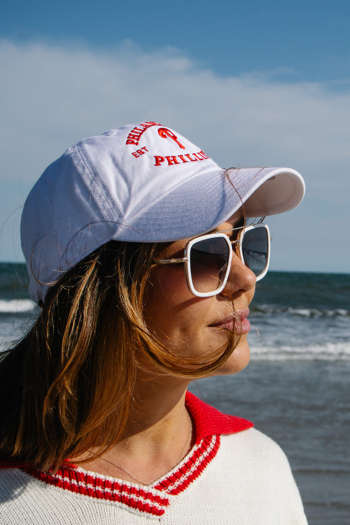 Philadelphia Phillies White Arched Clean Up