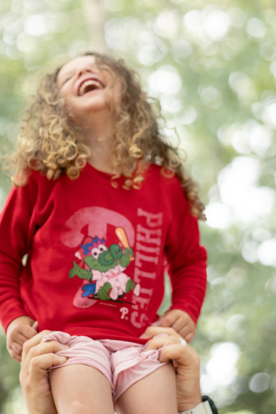 Philadelphia Phillies Phanatic Red Crew Sweatshirt