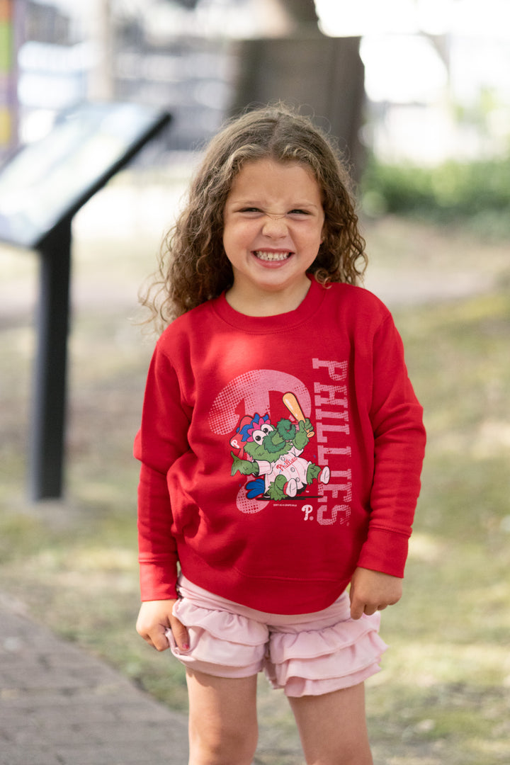 Philadelphia Phillies Phanatic Red Crew Sweatshirt