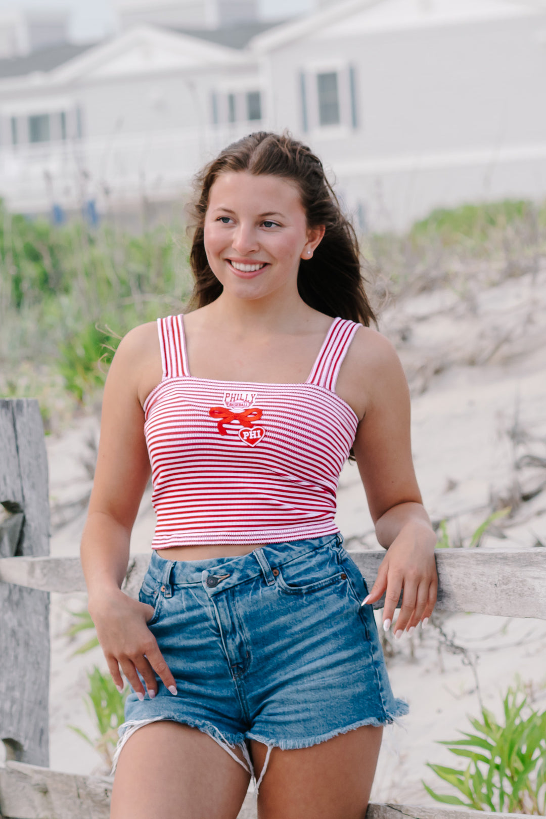 Philly Striped One Size Multi Patch Tank