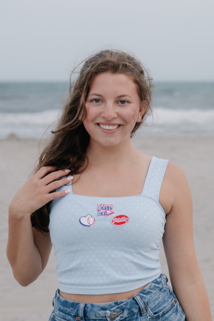 Philly Polka Dot One Size Multi Patch Tank