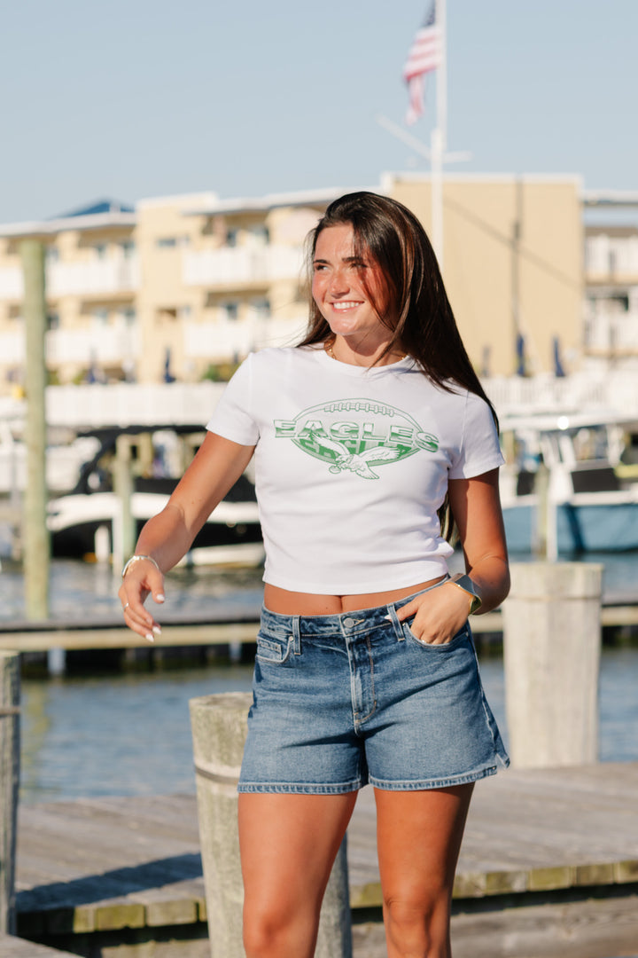 Philadelphia Eagles Repeat Baby Tee