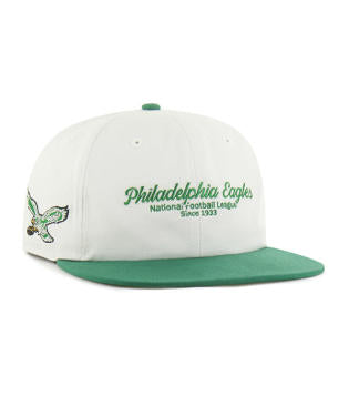 Philadelphia Eagles Historic Sandstone Script Stack Captain Hat