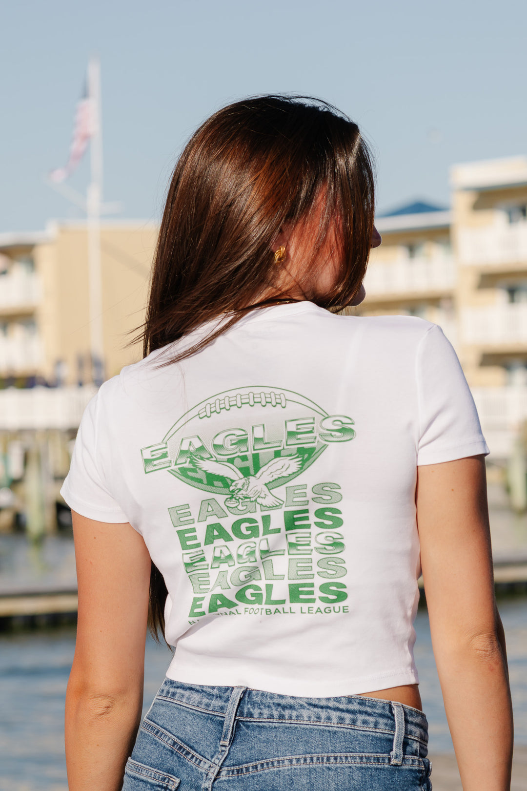 Philadelphia Eagles Repeat Baby Tee