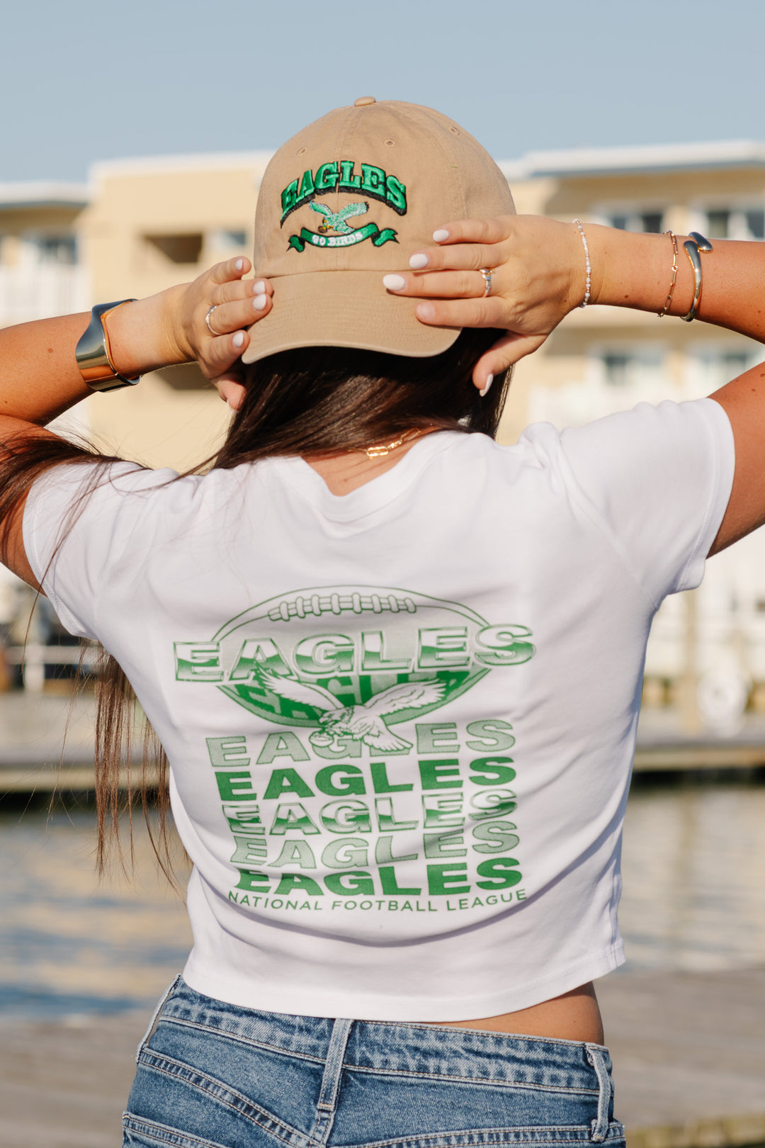 Philadelphia Eagles Repeat Baby Tee