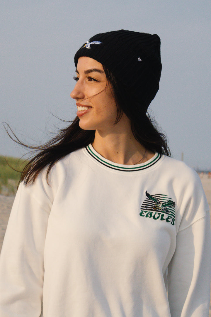 Philadelphia Eagles Black Harbor Cuff Knit Beanie