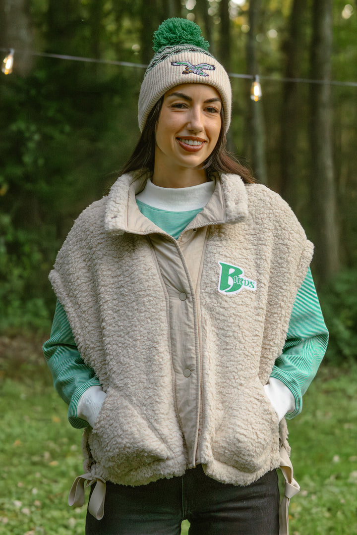 Philadelphia Eagles Elsa Cuff Knit w/ Pom