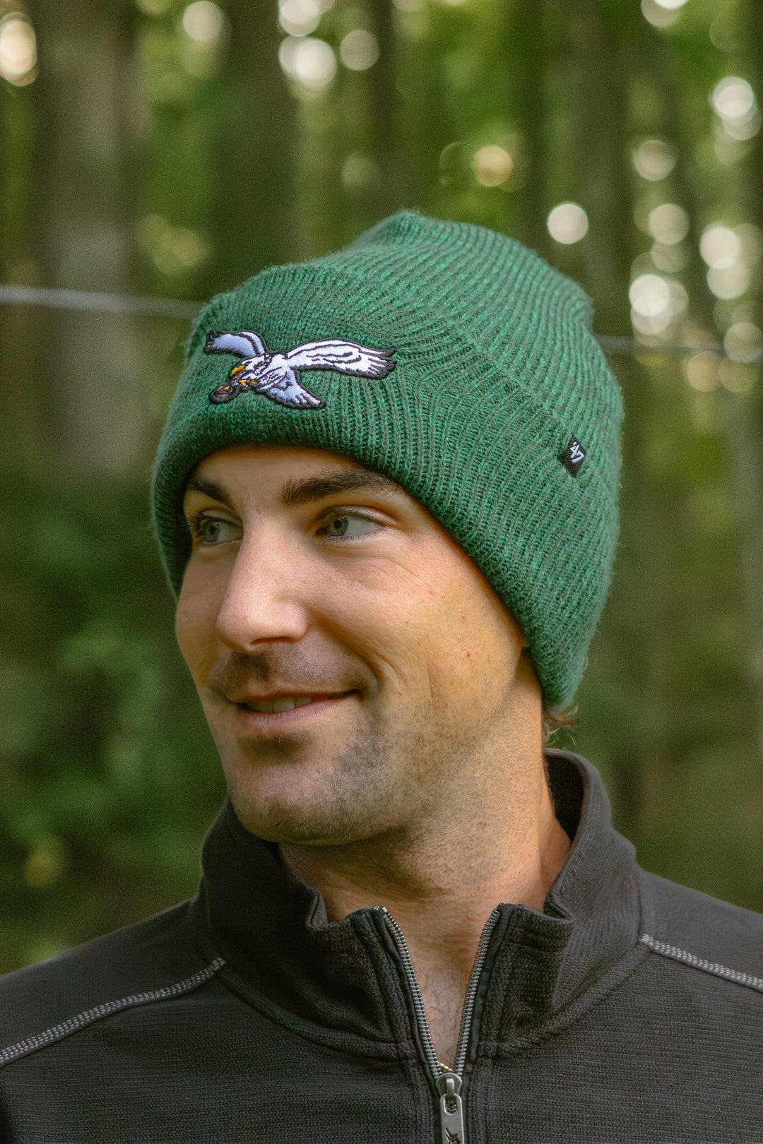 Philadelphia Eagles Historic Kelly Brain Freeze Cuff Knit Beanie