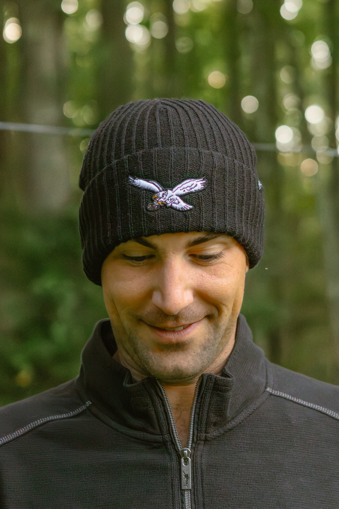 Philadelphia Eagles Black Harbor Cuff Knit Beanie