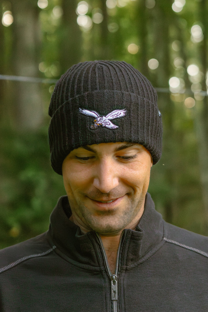 Philadelphia Eagles Black Harbor Cuff Knit Beanie
