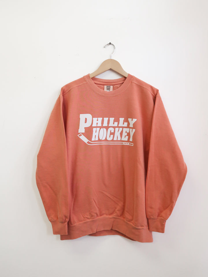 Philly Hockey Terracotta Crew Sweatshirt